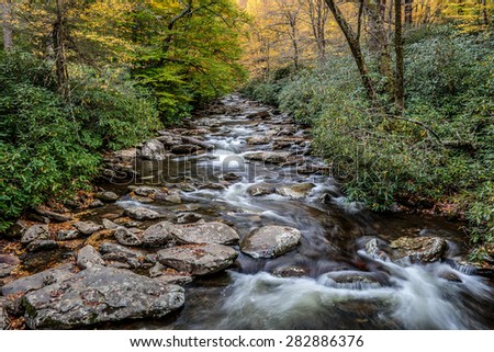 Great Smoky Mountains National Park - Alum Cave Creek - vacation getaway destination - Gatlinburg Pigeon Forge TN NC