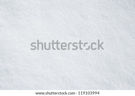 Real white snow surface