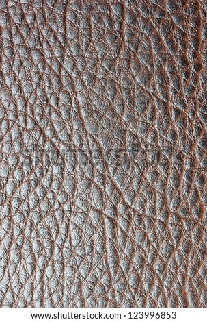 Natural brown leather surface