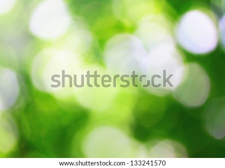 Sunny and full of energy abstract nature background