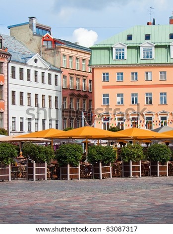 Restaurant in the center of Old Riga city