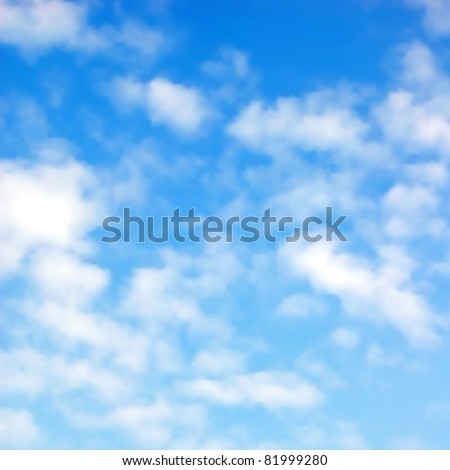 Similar – Image, Stock Photo Fair weather clouds above the treetops of a group of trees