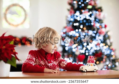 Similar – Image, Stock Photo Child playing with tree