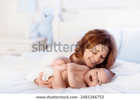 Similar – Image, Stock Photo Lovely newoborn caucasian girl