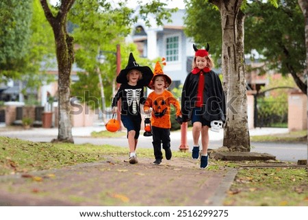 Funny boy with bucket in head
