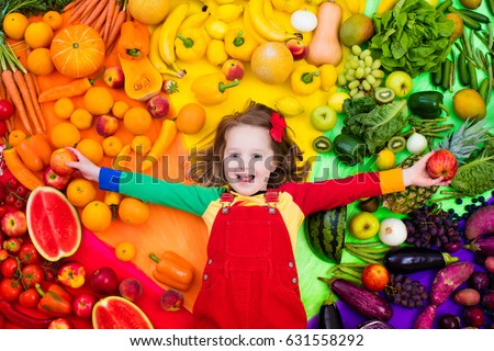 Similar – Image, Stock Photo Child eating fresh carrot