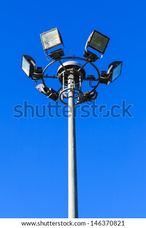 Stadium light pole