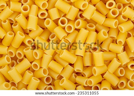 closeup of short-cut pasta, suitable for backgrounds