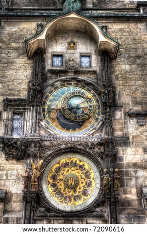 Prague Astronomical Clock, HDR (high dynamic range)