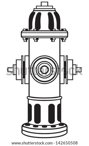 Fire Hydrant. Symbol Stock Vector Illustration 142650508 : Shutterstock