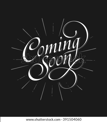 7 coming soon vectors