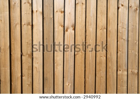 Wooden fence close up.