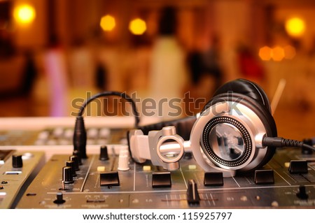 DJ Mixes Tracks Сток-фото © 