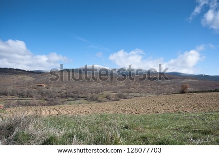 Countryside in San Millan de Lara, Burgos Province, Spain