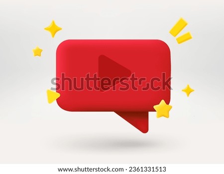 Green speech bubble with check mark. 3d vector illustration
