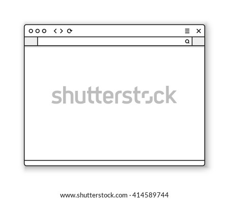 Opened browser window template. Past your content into it 