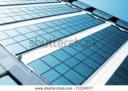 Abstract angle of skyscraper