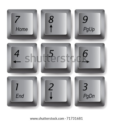 Vector pc keypad