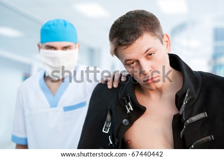 medical doctor and patient in hospital