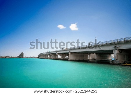 Similar – North Causeway Bridge im Morgengrauen über den Indian River