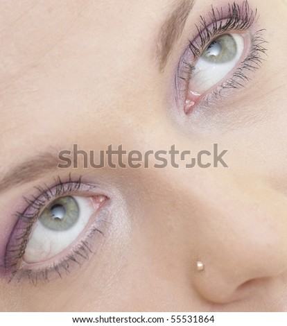 Beautiful makeup eyes