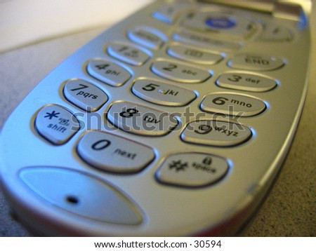 Cellular Phone Key pad