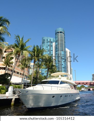 Luxurious yachts and real estate in South Florida