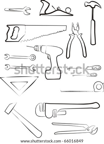building tools isolated set