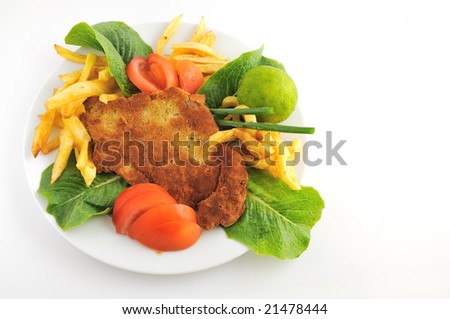 perfectly cooked schnitzel (look for more photos from schnitzel  in my gallery)