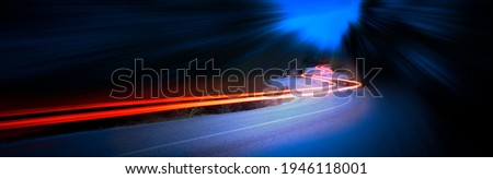 Similar – Image, Stock Photo red line Abstract Asphalt