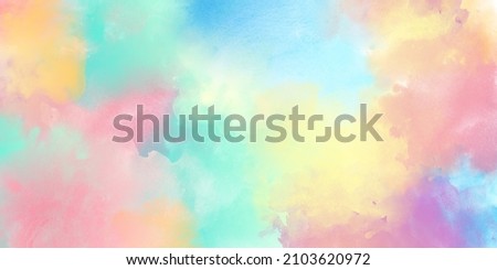 Delicate childish romantic colors watercolor background. Watercolor texture and creative paint gradients. Abstract watercolor light background Photo stock © 