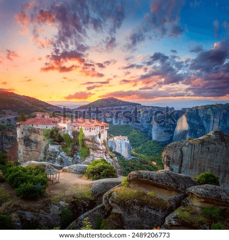Image, Stock Photo High and holy Monastery