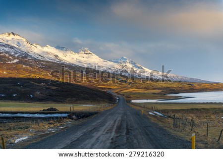 Iceland Landscape : Iceland Road