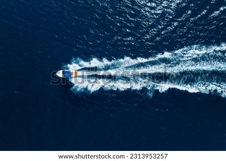 Similar – Foto Bild Schnellboot Meer Natur