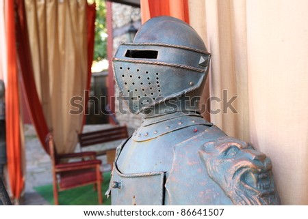 Armor of a medieval knight Armored Knight