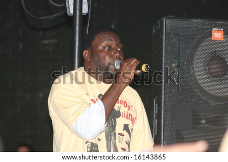 August 14, 2008 Big Daddy Kane Performs at Marcus Garvey Park in New York City