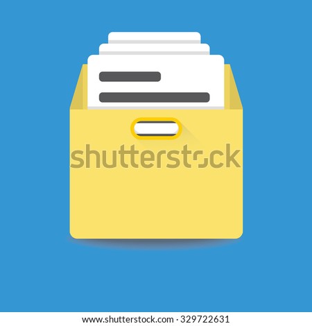 files archive box icon