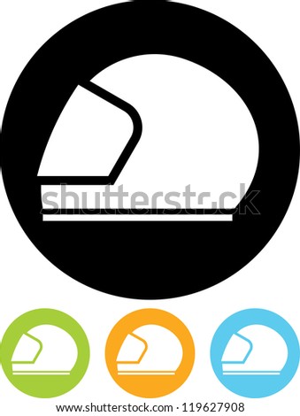 Motorcycle Helmet - Vector Icon Isolated - 119627908 : Shutterstock