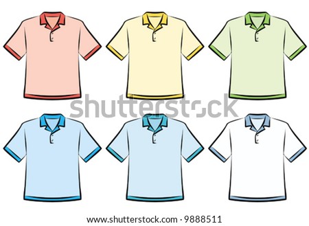 Polo Shirt - Vector Illustration - 9888511 : Shutterstock