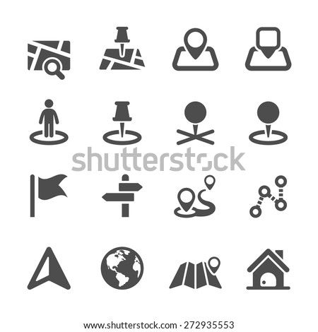 map icon set 2, vector eps10.