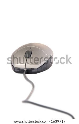 Computer mouse isolated on a white background (clipping path included)