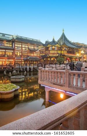 china Shanghai Yuyuan(Built in 1559,Renowned ancient architecture attraction)