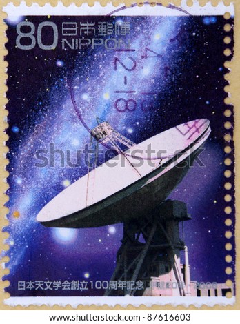 JAPAN - CIRCA 2000: A stamp printed in japan shows Observatory, circa 2000