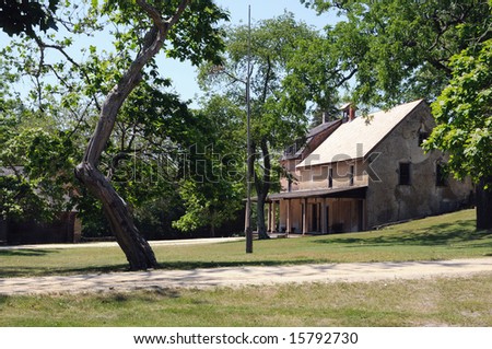 This is the General Store in Batsto village which was built in the early 1800\'s in New Jersey.  This is a landmark and a tourist destination.