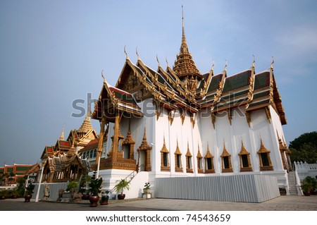 Dusit Maha Prasat Throne Hall in the Royal Grand Palace, Bangkok, Thailand