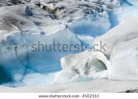 Glacier Water Blue Cold Ice Global Warming Series 35