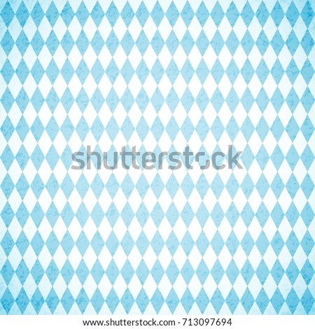 OKTOBERFEST Blue Geometric Pattern. Germany's Oktoberfest world's biggest Beer Festival. Oktoberfest and Bavarian flag pattern.