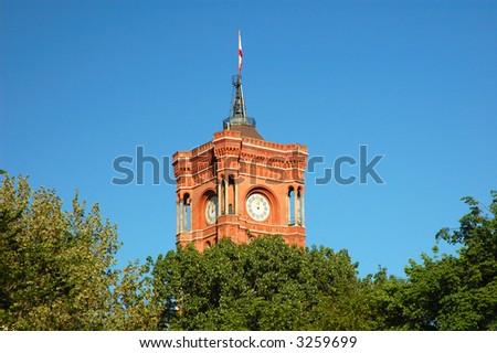 Red Town Hall in Berlin, Germany