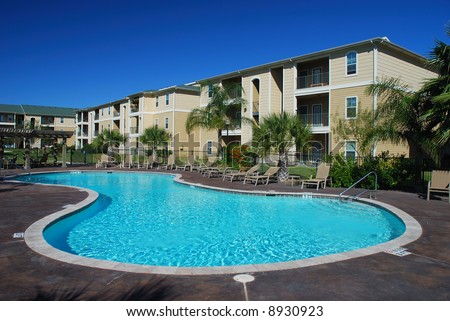 Swimming pool and Apartment houses