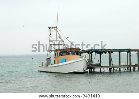Fishing boat in Corpus Christi, Texas